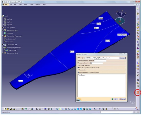 CPD-to-ESI plug-in within CATIA CPD