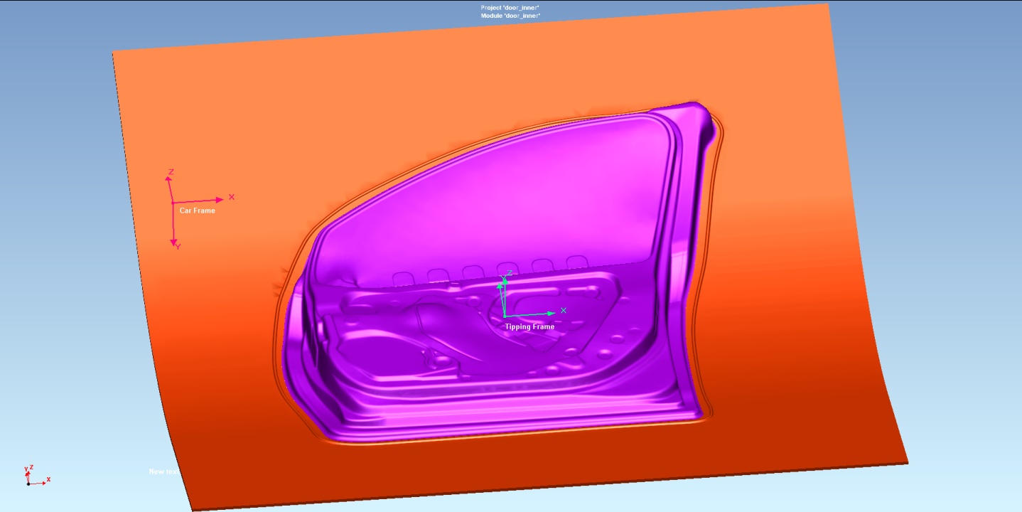 Geometrical drawbeads in simulation