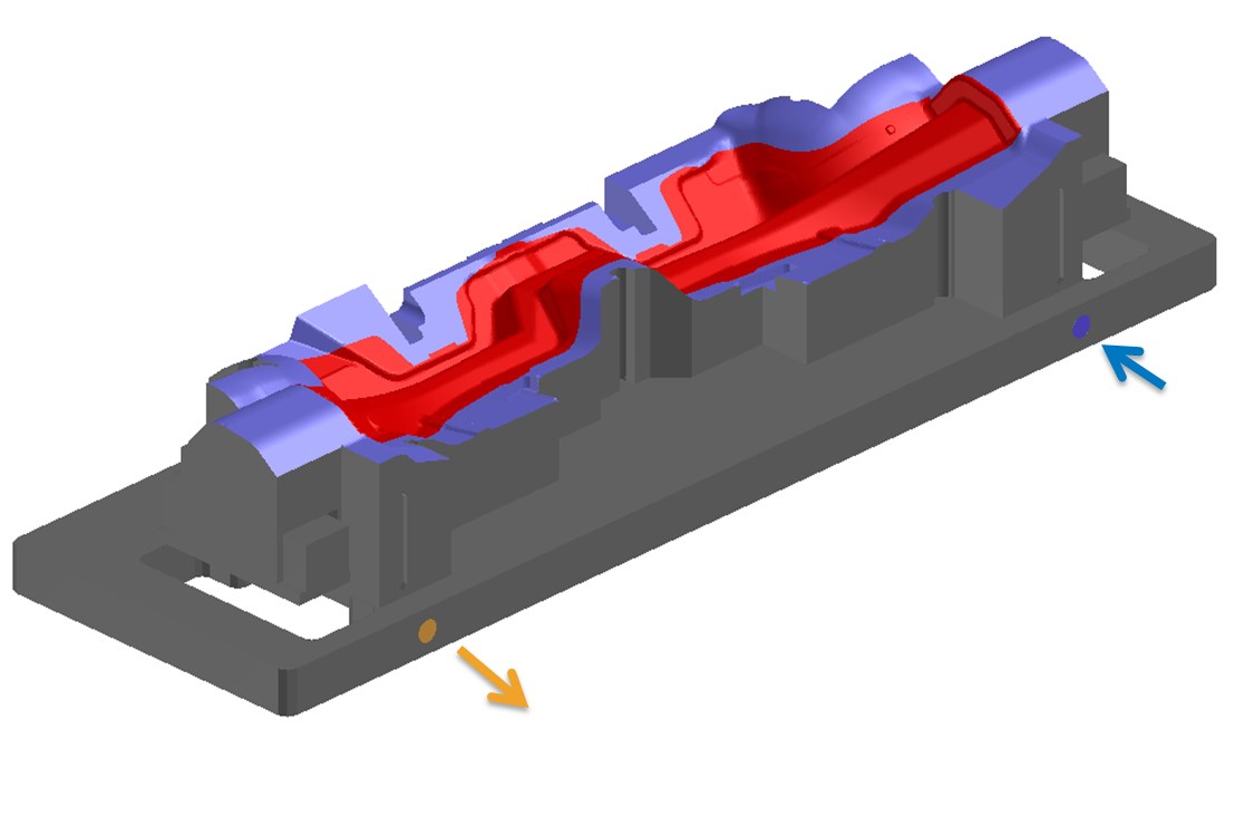 Inlet and outlet