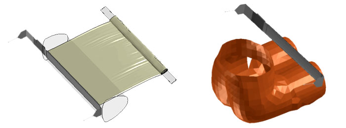 Seatbelt airbag folding and positioning