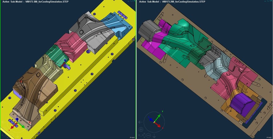 Die segments in CAD – Courtesy AP&T